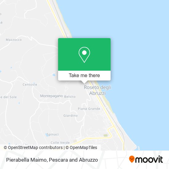 Pierabella Maimo map