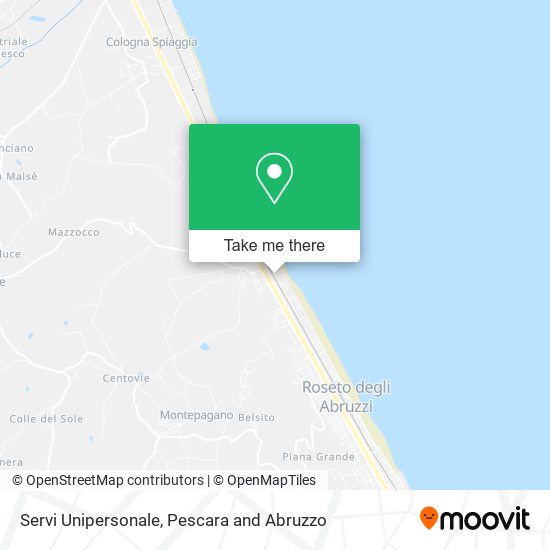 Servi Unipersonale map