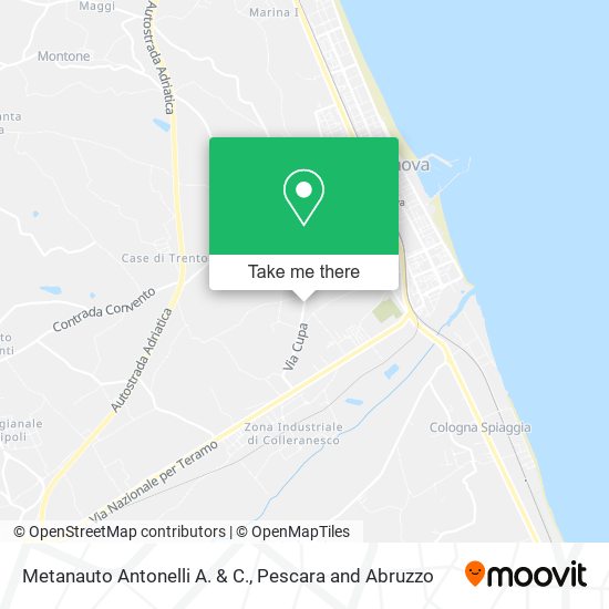 Metanauto Antonelli A. & C. map