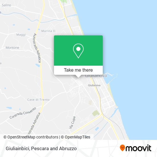 Giuliainbici map