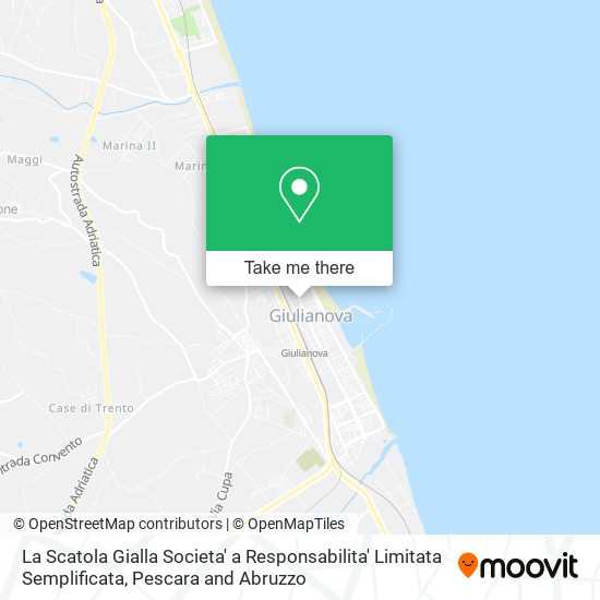 La Scatola Gialla Societa' a Responsabilita' Limitata Semplificata map