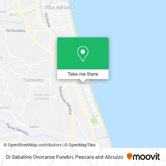 Di Sabatino Onoranze Funebri map