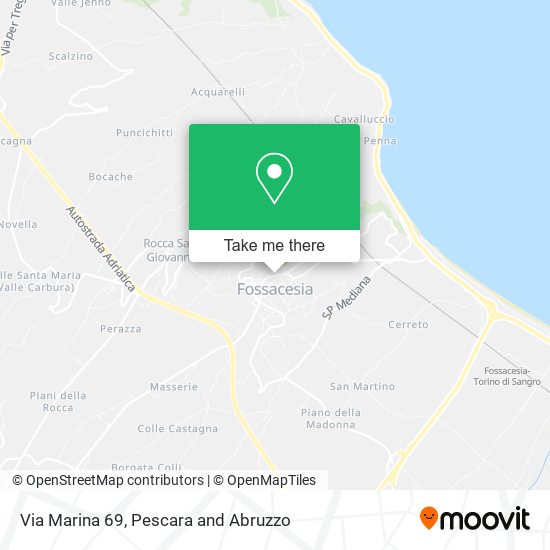 Via Marina  69 map