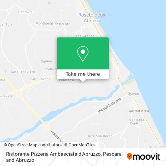 Ristorante Pizzeria Ambasciata d'Abruzzo map