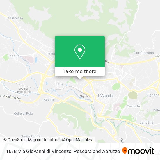 16/B Via Giovanni di Vincenzo map