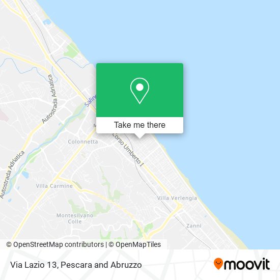 Via Lazio  13 map