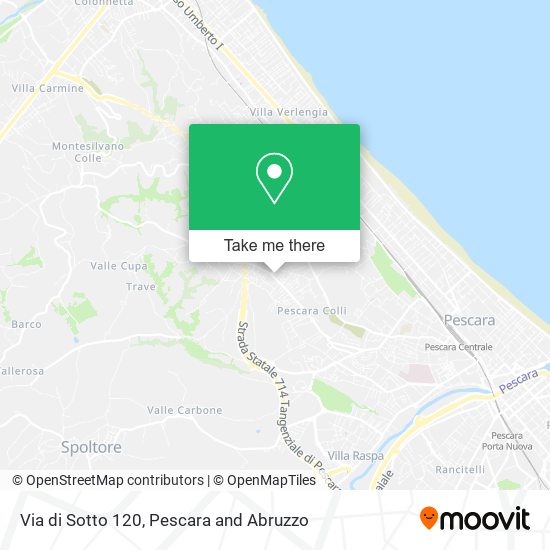 Via di Sotto  120 map
