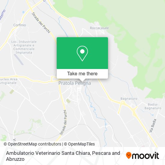 Ambulatorio Veterinario Santa Chiara map