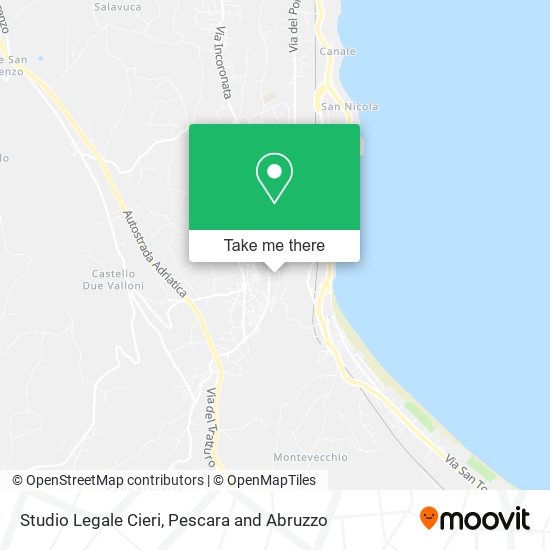 Studio Legale Cieri map