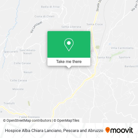 Hospice Alba Chiara Lanciano map