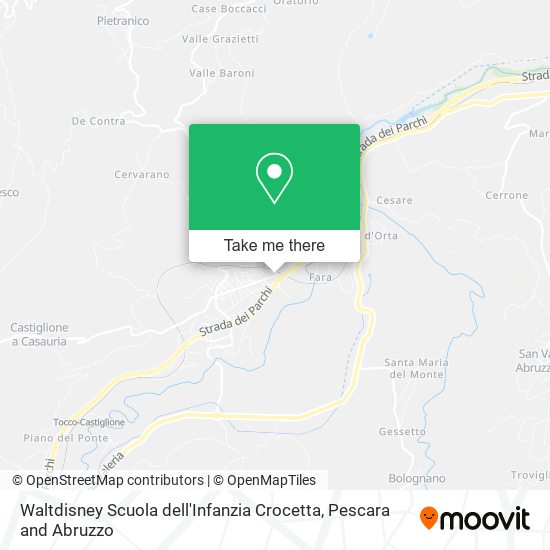 Waltdisney Scuola dell'Infanzia Crocetta map