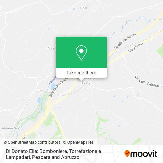Di Donato Elia: Bomboniere, Torrefazione e Lampadari map