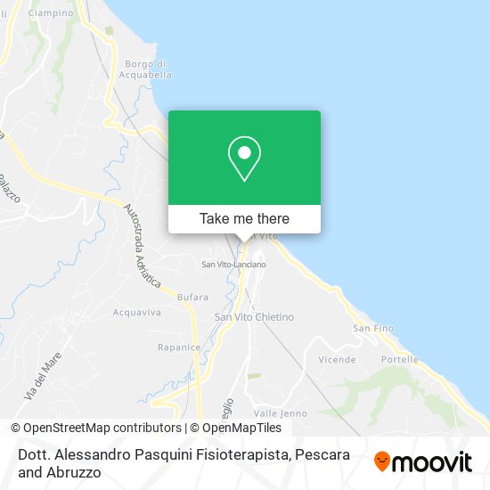 Dott. Alessandro Pasquini Fisioterapista map