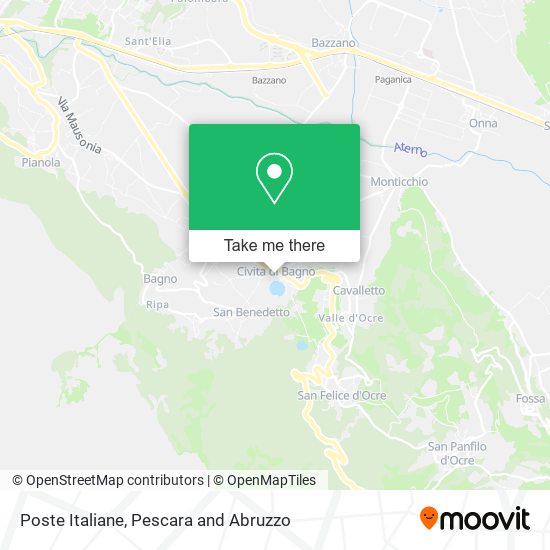 Poste Italiane map