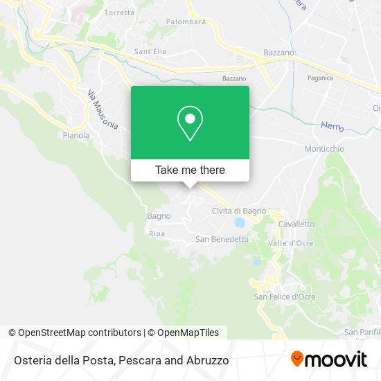 Osteria della Posta map