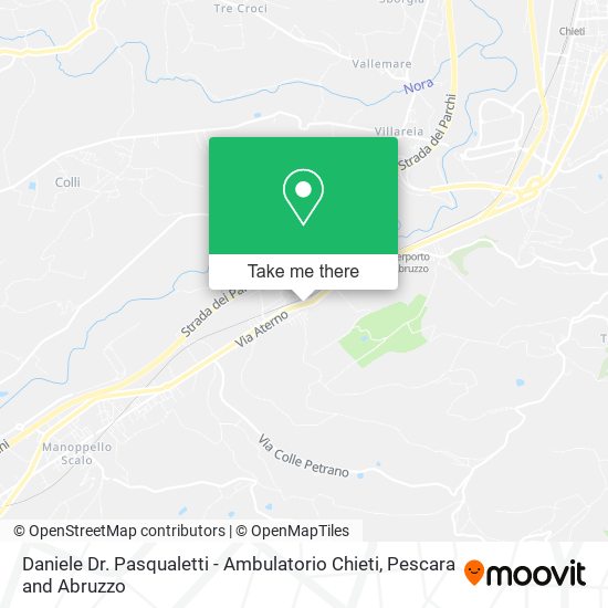 Daniele Dr. Pasqualetti - Ambulatorio Chieti map