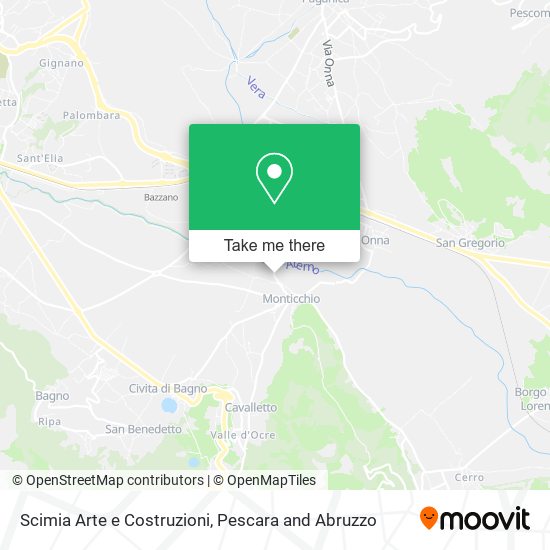 Scimia Arte e Costruzioni map