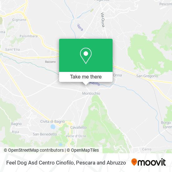 Feel Dog Asd Centro Cinofilo map