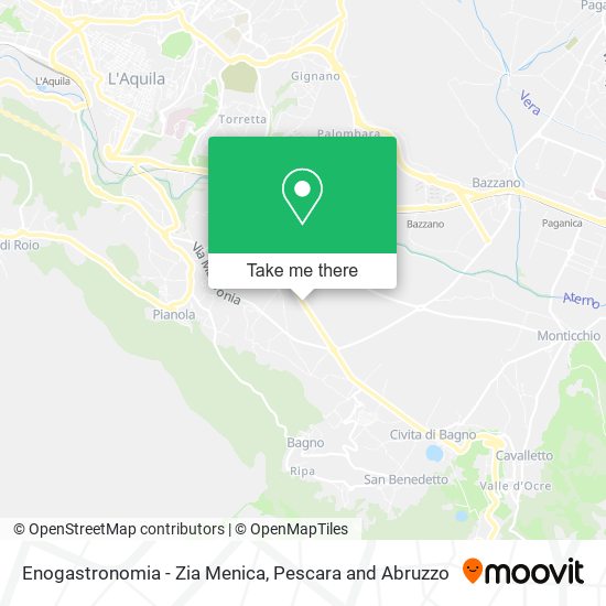 Enogastronomia - Zia Menica map