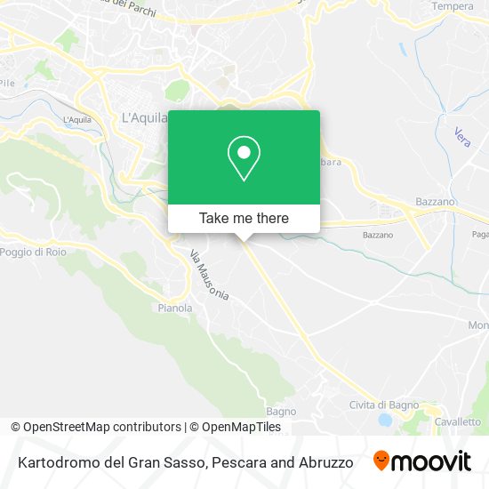 Kartodromo del Gran Sasso map