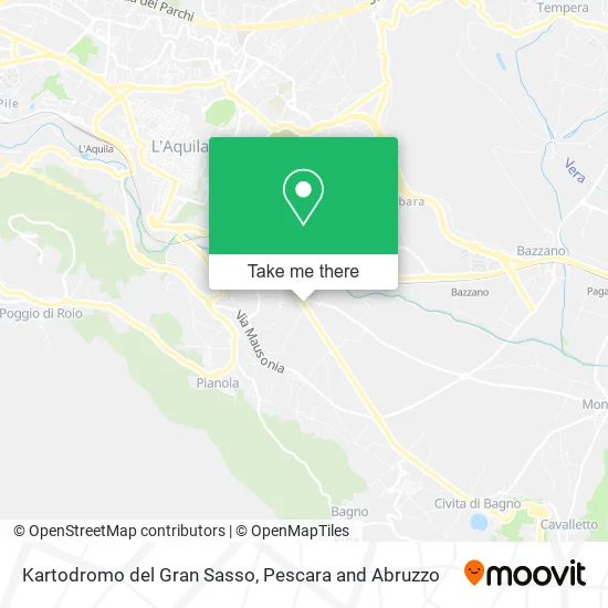 Kartodromo del Gran Sasso map