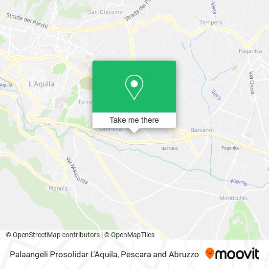 Palaangeli Prosolidar L'Aquila map