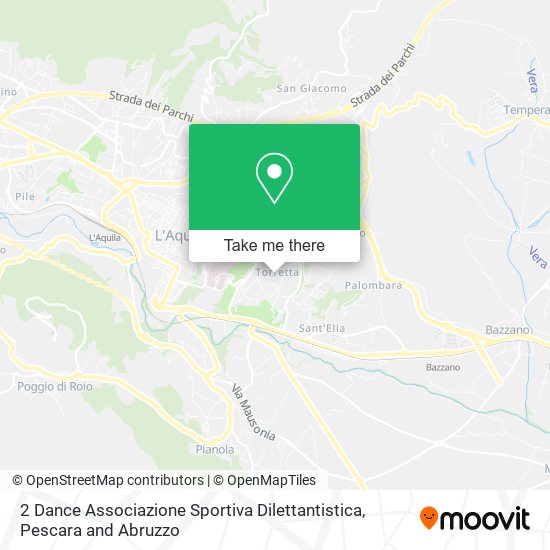 2 Dance Associazione Sportiva Dilettantistica map