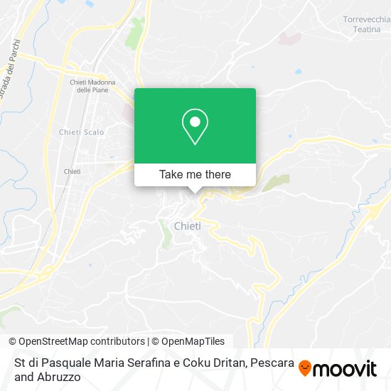 St di Pasquale Maria Serafina e Coku Dritan map