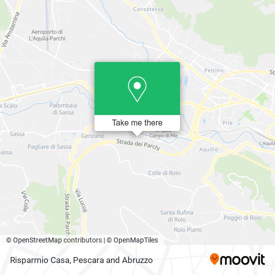 Risparmio Casa map