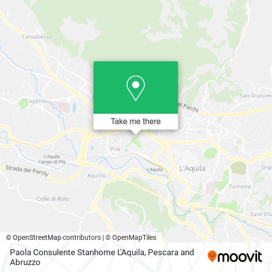 Paola Consulente Stanhome L'Aquila map