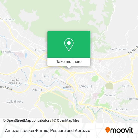 Amazon Locker-Primio map