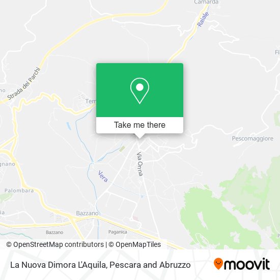 La Nuova Dimora L'Aquila map