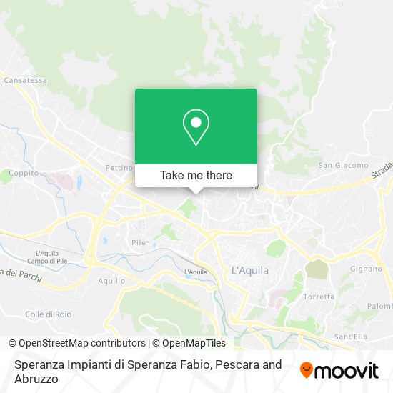 Speranza Impianti di Speranza Fabio map