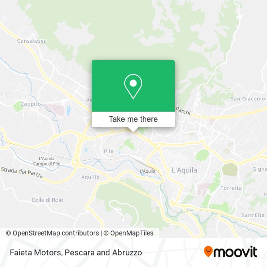 Faieta Motors map