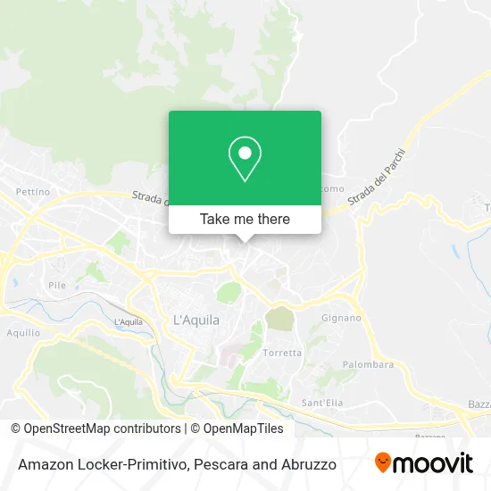 Amazon Locker-Primitivo map
