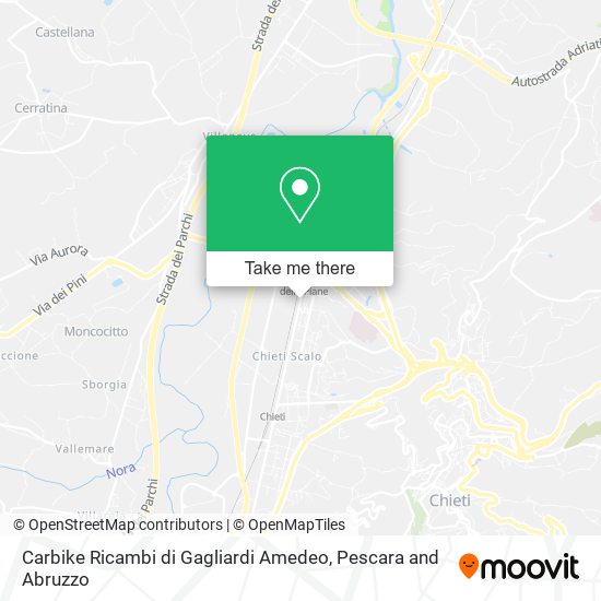 Carbike Ricambi di Gagliardi Amedeo map