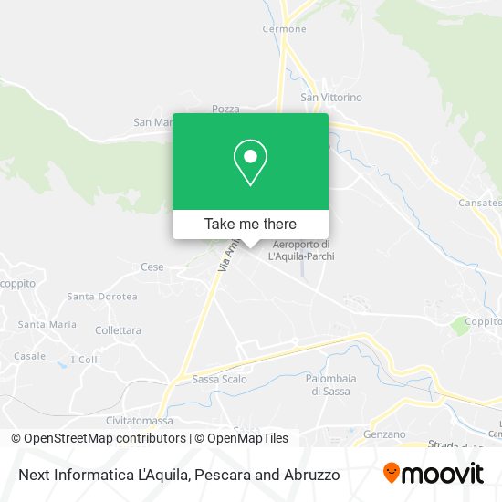 Next Informatica L'Aquila map