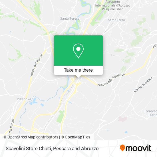 Scavolini Store Chieti map