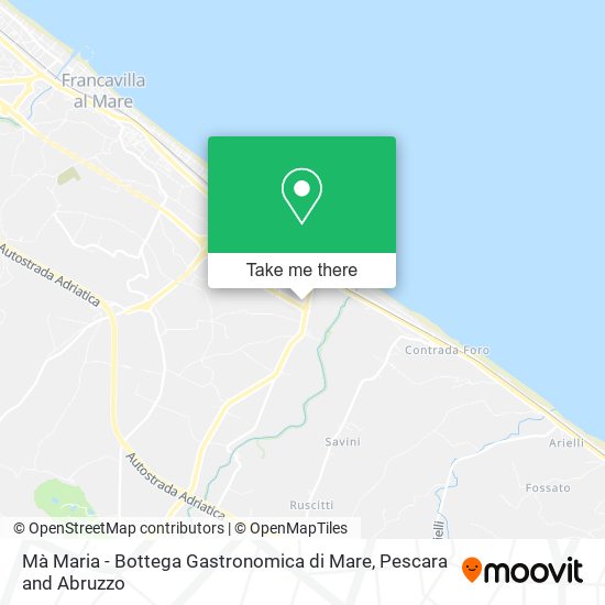 Mà Maria - Bottega Gastronomica di Mare map