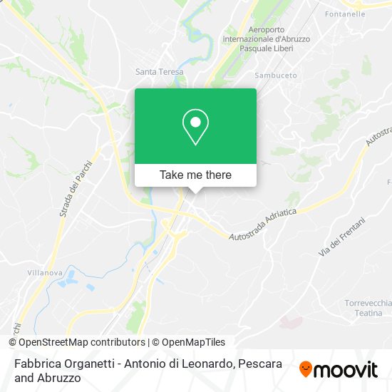 Fabbrica Organetti - Antonio di Leonardo map