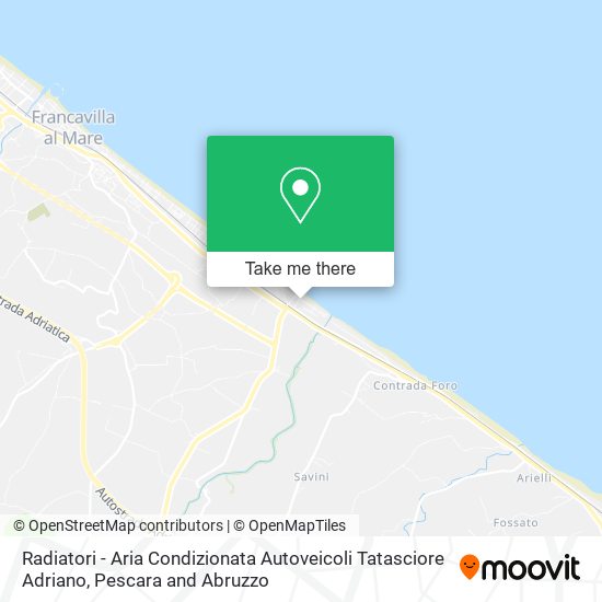 Radiatori - Aria Condizionata Autoveicoli Tatasciore Adriano map