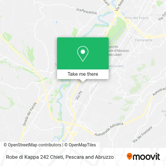 Robe di Kappa 242 Chieti map