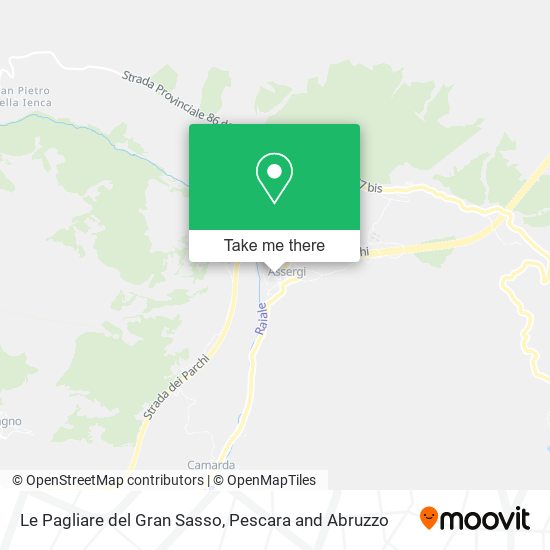 Le Pagliare del Gran Sasso map