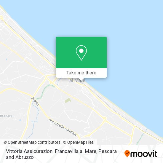 Vittoria Assicurazioni Francavilla al Mare map