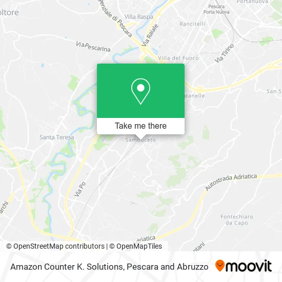 Amazon Counter K. Solutions map