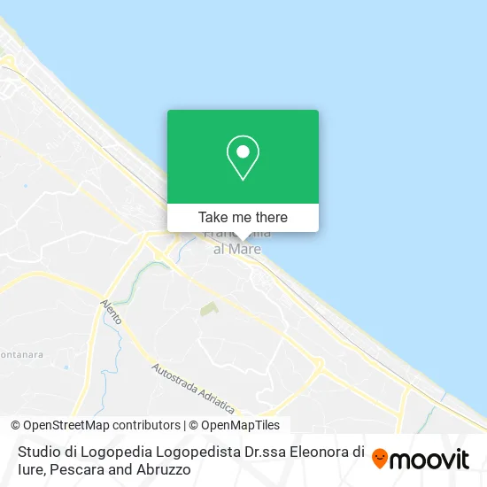 Studio di Logopedia Logopedista Dr.ssa Eleonora di Iure map