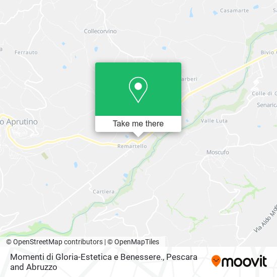 Momenti di Gloria-Estetica e Benessere. map
