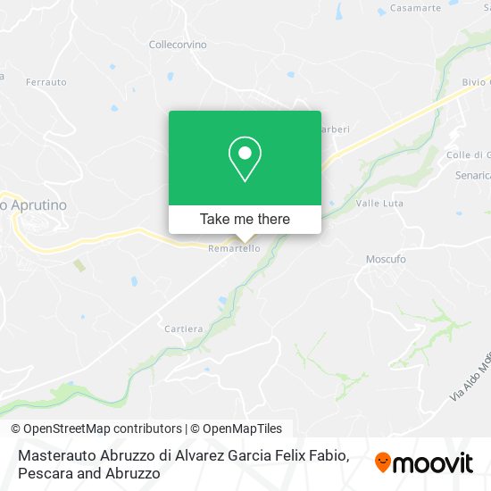Masterauto Abruzzo di Alvarez Garcia Felix Fabio map