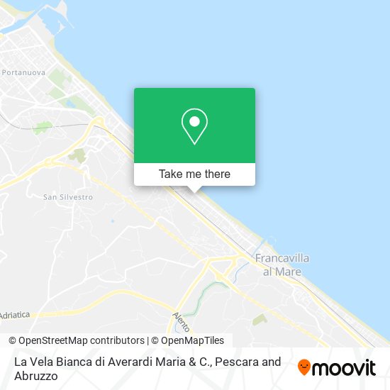 La Vela Bianca di Averardi Maria & C. map