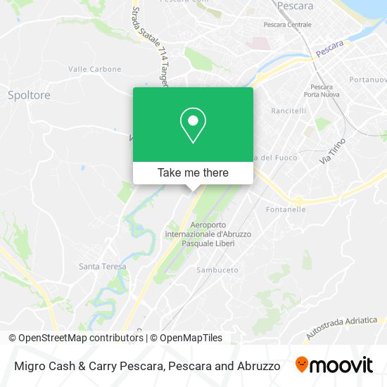 Migro Cash & Carry Pescara map